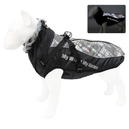 Abrigo Impermeable para Perros blanco