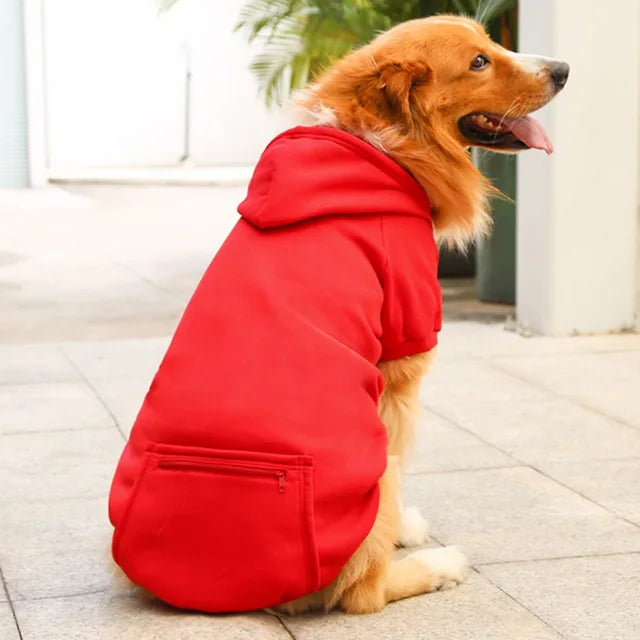 sudadera para perro color rojo