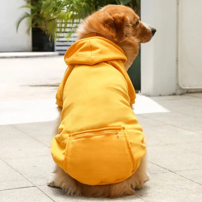 sudadera para perro color amarillo