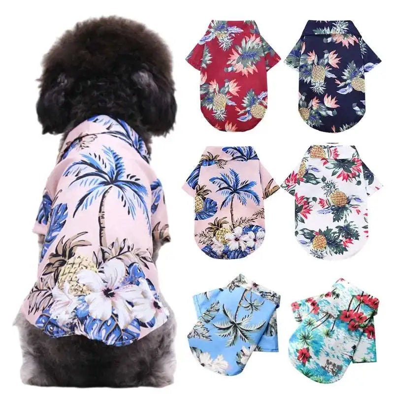 Camisa hawaiana para perro 7 variedades