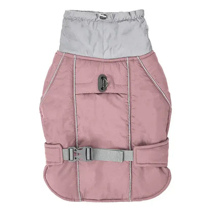 Impermeable para perro rosa