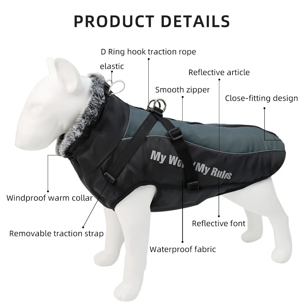 Abrigo Impermeable para Perros especificaciones